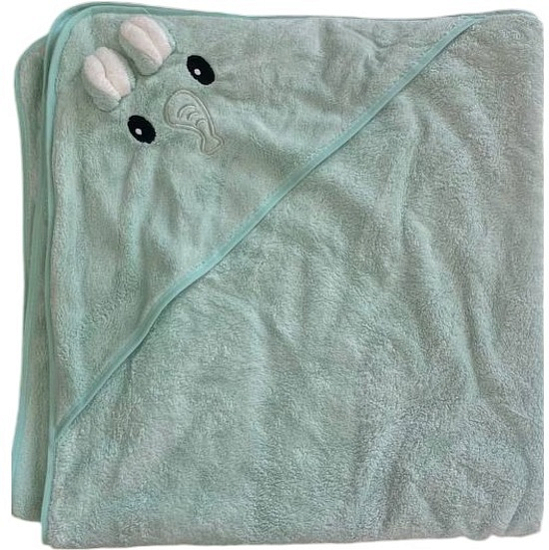 Уголок детский 80*80 "Зверята" микрофибра Зеленый