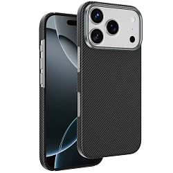 Задняя накладка KEEPHONE KEVILAR SWEDEN 600D MAGSAFE CASE для iPhone 17 PRO MAX (BLACK)
