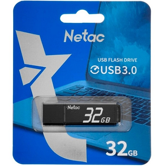 USB 32Gb Netac U351 черный 3.0
