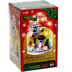 Конструктор UNICON «Новогодние истории», гирлянда, на батарейках, 628 д 9715179