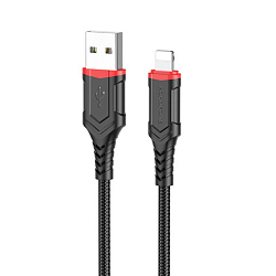 Кабель USB <--> Lightning  1.0м BOROFONE BX67 черный