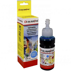 Чернила Colouring для HP/Lexmark Light cyan 100 мл водные