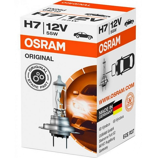 Лампа галогенная OSRAM 12В H7 55Вт | 64210
