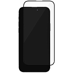 Противоударное стекло 2.5D XO для iPhone 14 Pro, silk print full, черный