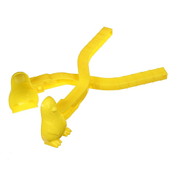 Снежколеп-песколеп «Пингвин» 19 × 6 × 4 см + красящий порошок 15 г, набор, МИКС