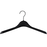Плечики - вешалка для одежды Доляна, размер 40-44, широкие плечи, цвет чёрный