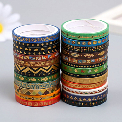 Клейкая лента бумага "Этно" н-р 26 шт ширина 0,3;0,5 см длина 3 метра 12х4х4 см   9242658