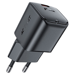 Сетевое ЗУ 1Type-C ACEFAST A73, Mini, черный, 20Вт (6974316282648)