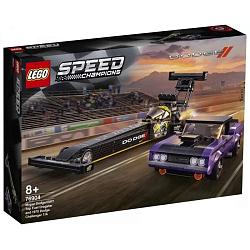 Конструктор LEGO Speed Champions 76904 Mopar Dodge//SRT Top Fuel Dragster and 1970 Dodge Challenger T/A