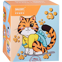 Конструктор 18406 Котик в коробке 625-818