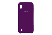 Задняя накладка SILICONE COVER для Samsung Galaxy A10 сиреневый
