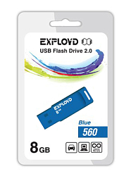 USB  8Gb Exployd 560 Blue