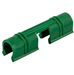 Универсальные зажимы для крепления пленки к каркасу парника d12мм, 20 шт/уп, зеленые// Palisad 64429