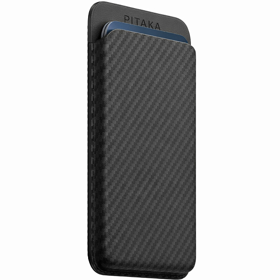 Кошелек для карт Pitaka Magnetic Woven Wallet Black