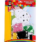 Аппликация EVA крошкой и раскраска - наклейки «Милые насекомые»