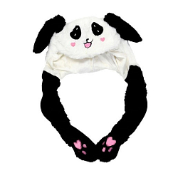 Шапка Панда с двигающимися ушами, светящийся