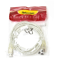 Кабель USB для принтера AM-BM  3.0м TELECOM VUS6900T-3M