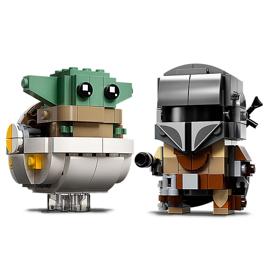 Конструктор LEGO BrickHeadz 75317 Мандалорец и малыш