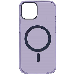 Задняя накладка CLEAR Case MagSafe для iPhone 14 Purple (+ анимация NFC) ORG