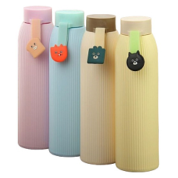 Бутылка «Медвежонок», 360 мл, 6×6×21 см, цвет МИКС