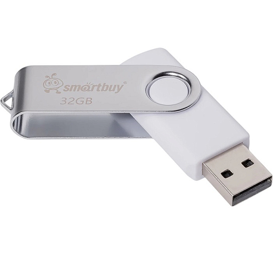 USB 32Gb SMARTBUY Twist серебро