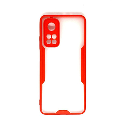 Силиконовый чехол BUBBLE для Xiaomi Mi 10T/Mi 10T Pro (Красный)