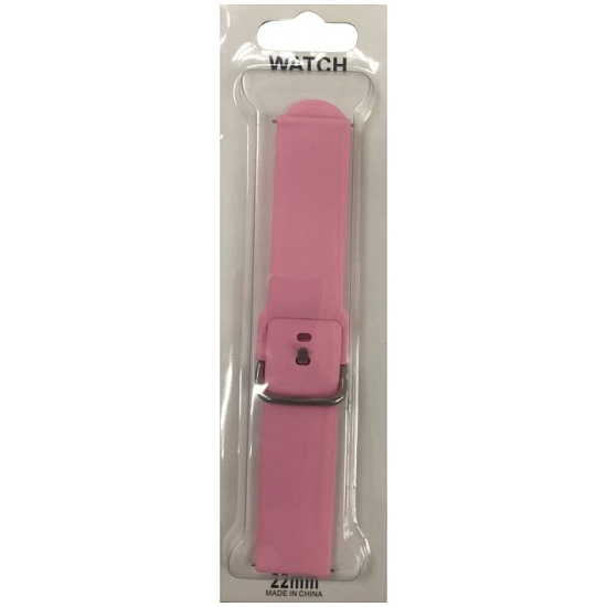 Силиконовый ремешок NONAME для Samsung Galaxy Watch, 22mm, розовый