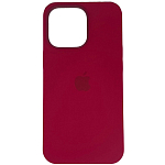 Силиконовый чехол SILICONE CASE MagSafe для iPhone 13 PRO №07 Red (+АНИМАЦИЯ в цвет чехла)