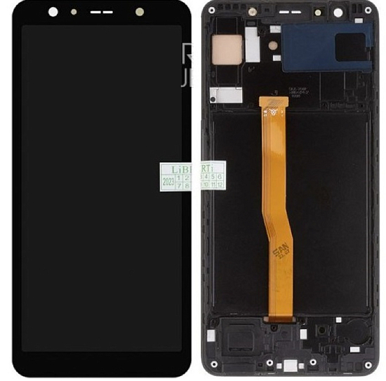 Дисплей для Samsung A750F Galaxy A7 + тачскрин (черный) OLED 