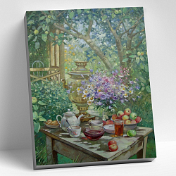 Картина по номерам 40 × 50 см «Штуц Е. На даче» 24 цвета