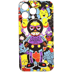 Силиконовый чехол LUXO для iPhone XR ( № S15 KAWS )