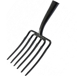 Вилы 6-х рогие, копальные, 195х220 мм, кованые, без черенка, АРТИ// Произведено в РФ 63839