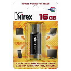 USB 16Gb MIREX SMART черная OTG