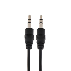 Кабель Jack 3.5 <--> Jack 3.5  1.0м JD-414 черно-белый