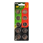 Элемент питания GP CR2032 BL-10 (7+3бл) (10/100/2000)