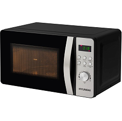 Микроволновая печь HYUNDAI HYM-D2074 черный/серебристый