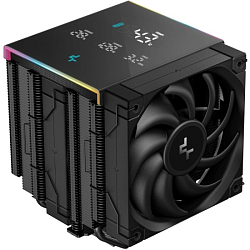 Кулер для процессора DEEPCOOL AK620 DIGITAL PRO черный, 120 мм, алюминий/медь, 1750 об/мин, 25 дБ, 4 pin, 260 Вт, 163 мм
