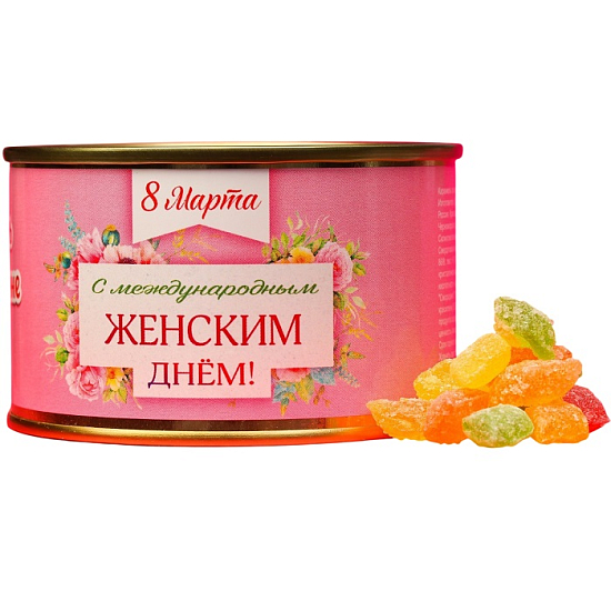 Леденцы монпансье «С женским днём. 8 Марта», 140 г 7649459