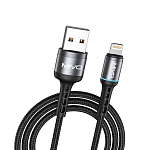 Кабель USB <--> Lightning  1.0м MIVO MX-45L черный