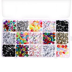 Набор для творчества «Создай украшение», буквы русские, 11 видов бусин 9946375