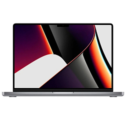 Ноутбук 14 " Apple Macbook Pro 14 (Apple M1 Pro / 16 ГБ/ SSD 512 ГБ/ Apple graphics 14-core/ macOS) MKGP3, серый космос, русская клавиатура (LL)