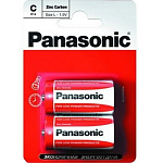 Элемент питания PANASONIC R14 Zinc Carbon (2 бл)   (24/120)