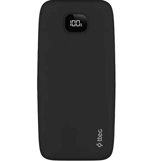 Внешний АКБ TTEC ChargeUp LCD (20000mAh) черный
