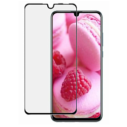 Противоударное стекло 5D NONAME для HUAWEI P30 Lite, черное, полный клей, в техпаке