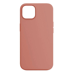 Силиконовый чехол STR для iPhone 13 тонкий (лососевый)