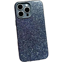 Силиконовый чехол KZDOO для iPhone 15 Sparkle Grey