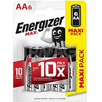 Элемент питания ENERGIZER LR06 MAX BL-6 (6/12/72)