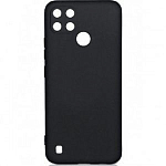 Задняя накладка ZIBELINO Soft Matte для Realme C21Y (черный) защита камеры