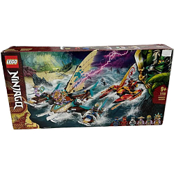 Конструктор LEGO NINJAGO 71748 Морская битва на катамаране (Уценка)