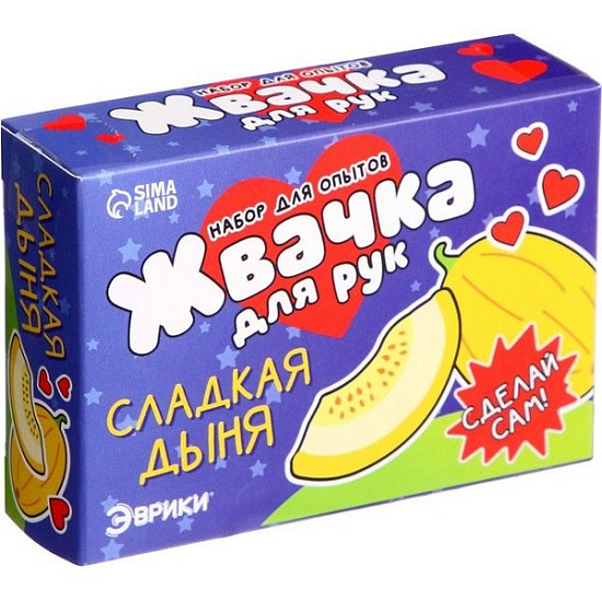 Набор для опытов «Жвачка для рук», сладкая дыня